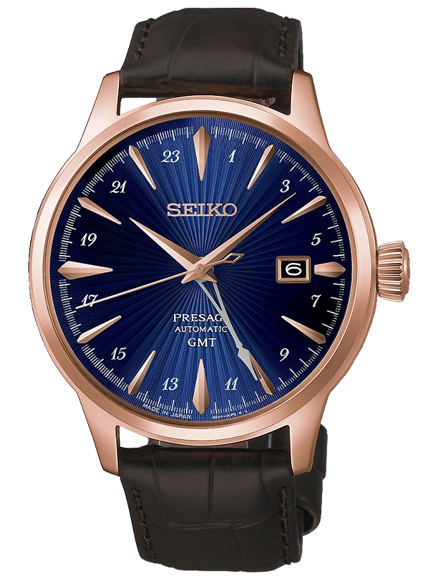 SEIKO Presage Cocktail Time GMT 40.5mm HCB005J1, handla denna klocka online eller i butik hos klockmaster