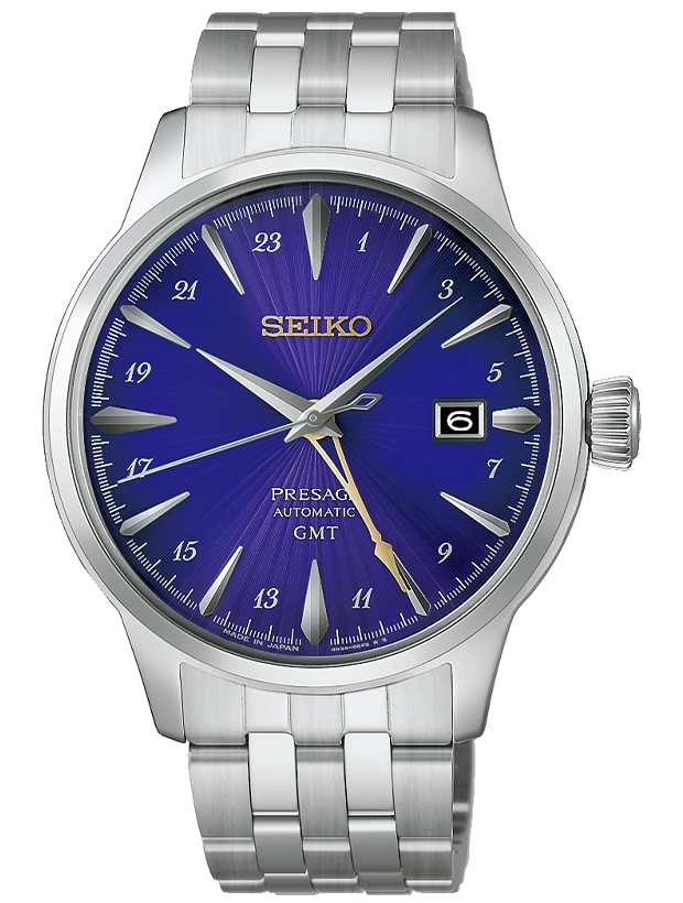 SEIKO Presage Cocktail Time GMT 40.5mm Limited Edition HCB006J1, handla denna klocka online eller i butik hos klockmaster