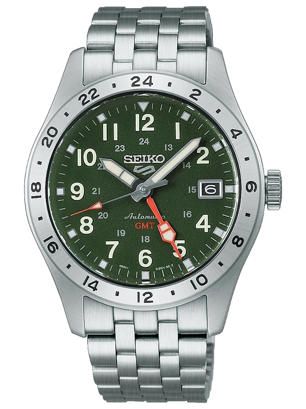 SEIKO 5 Sports Field GMT 39.5mm HDB001K1, handla denna klocka online eller i butik hos klockmaster