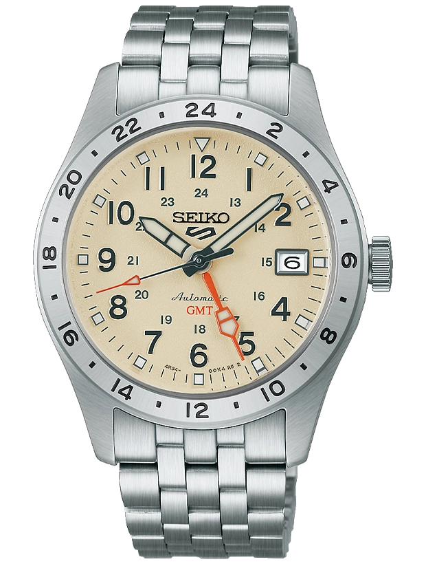 SEIKO 5 Sports Field GMT 39.5mm HDB002K1, handla denna klocka online eller i butik hos klockmaster
