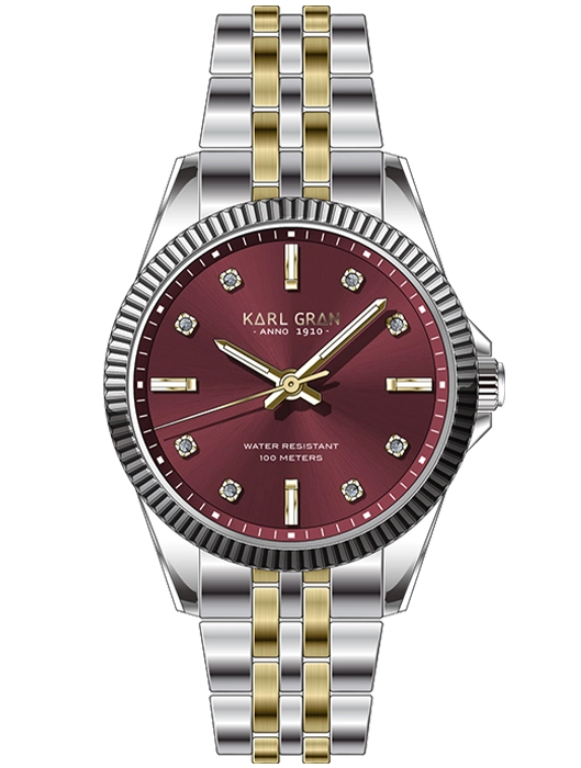 Karl Gran Arholma Red Gold 28mm KG191016G, handla denna klocka online eller i butik hos klockmaster