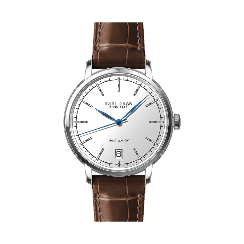 Karl Gran Väddö Silver, handla denna klocka online eller i butik hos klockmaster