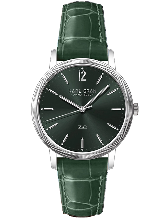 Karl Gran Ljusterö Green 39mm KG191093, handla denna klocka online eller i butik hos klockmaster