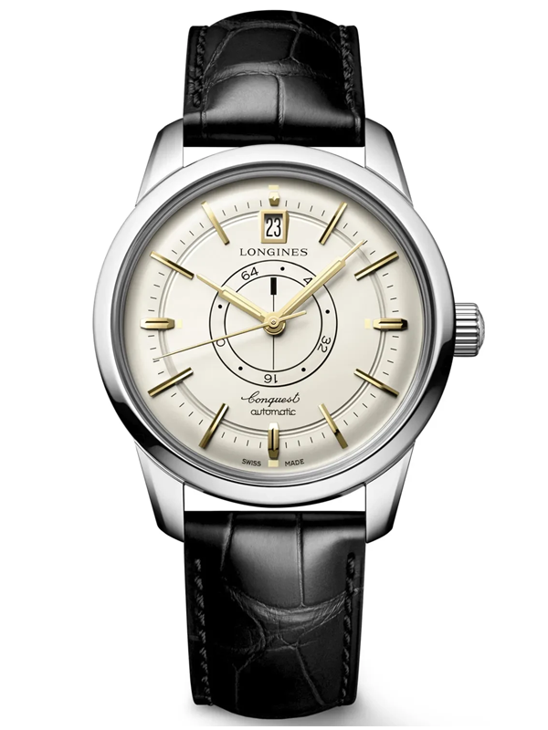 LONGINES Conquest Heritage Central Power Reserve 38mm L16484782, handla denna klocka online eller i butik hos klockmaster