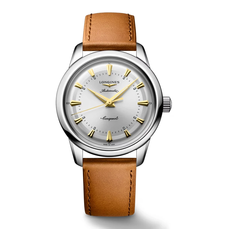 LONGINES Conquest Heritage 38mm L16494722, handla denna klocka online eller i butik hos klockmaster