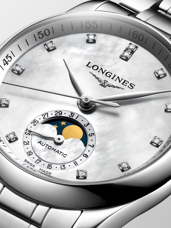 LONGINES Master Collection Moonphase 34mm L24094876, klocka som du kan handla till bra pris hos oss på Klockmaster.
