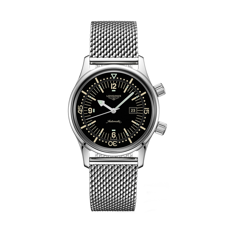 LONGINES Legend Diver 36mm L33744506, handla denna klocka online eller i butik hos klockmaster