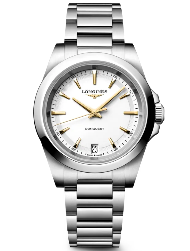LONGINES Conquest Quartz 34mm L34604126, handla denna klocka online eller i butik hos klockmaster