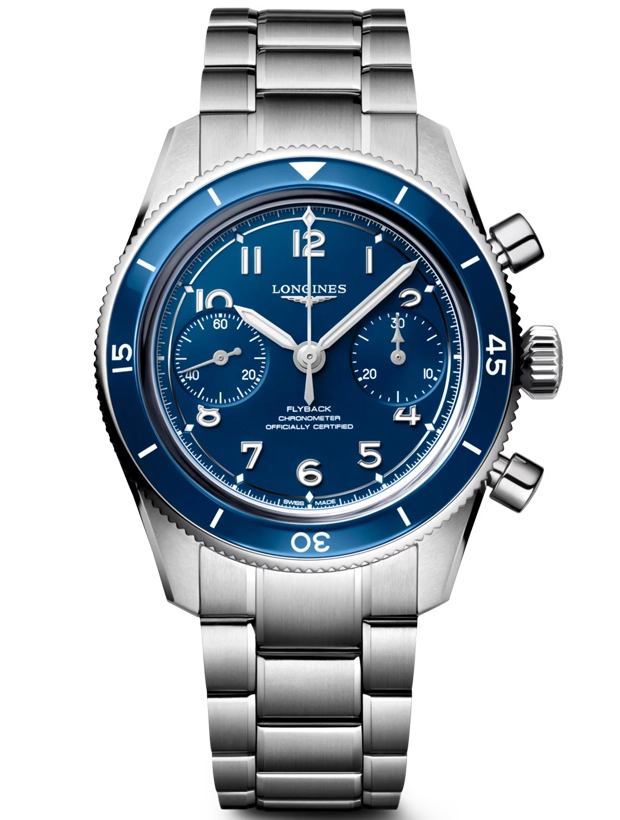 LONGINES Spirit Pilot Flyback 39.5mm L37214936, handla denna klocka online eller i butik hos klockmaster