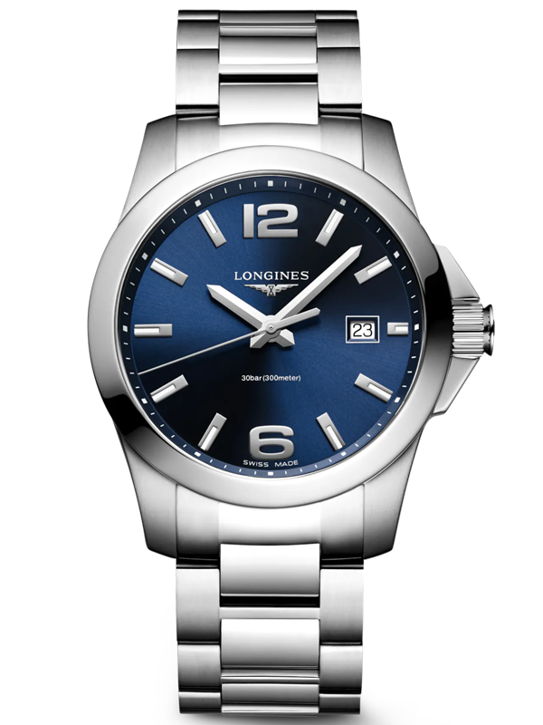 LONGINES Conquest 41mm L37594966, handla denna klocka online eller i butik hos klockmaster