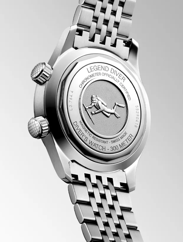 LONGINES Legend Diver 39mm L37644506, klocka som du kan handla till bra pris hos oss på Klockmaster.