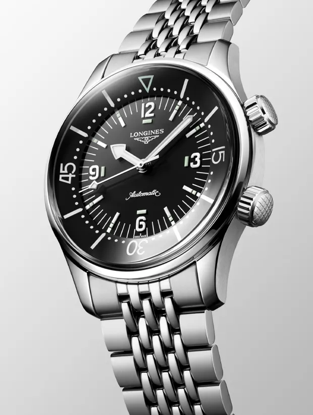 LONGINES Legend Diver 39mm L37644506, klocka som du kan handla till bra pris hos oss på Klockmaster.