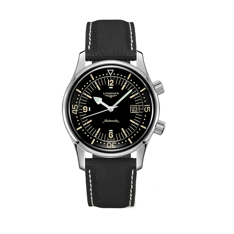 LONGINES Legend Diver 42mm L37744500, handla denna klocka online eller i butik hos klockmaster