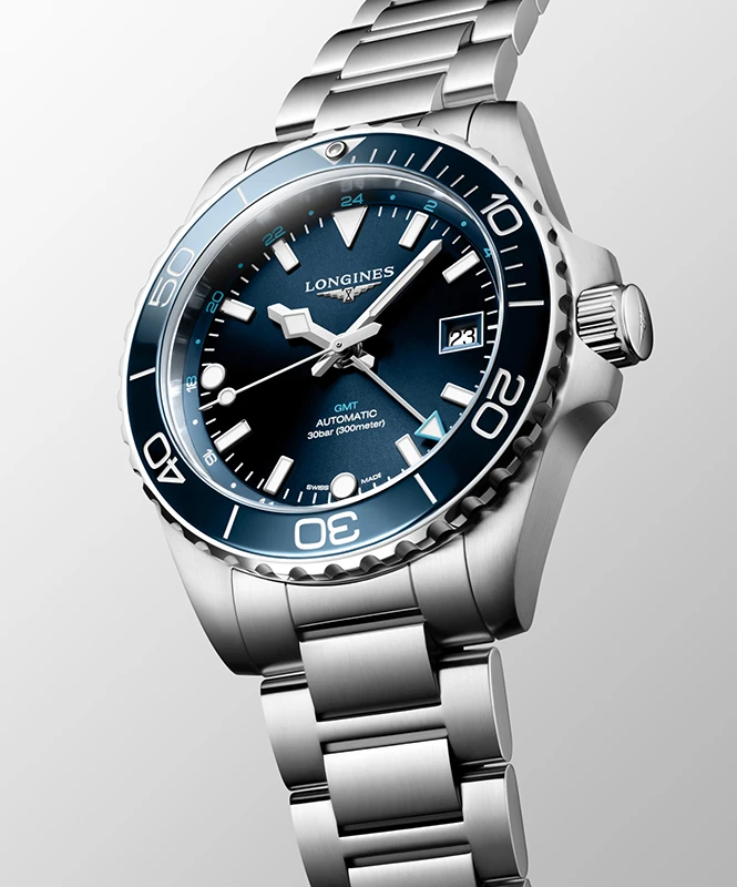 LONGINES HydroConquest GMT 41mm, klocka som du kan handla till bra pris hos oss på Klockmaster.