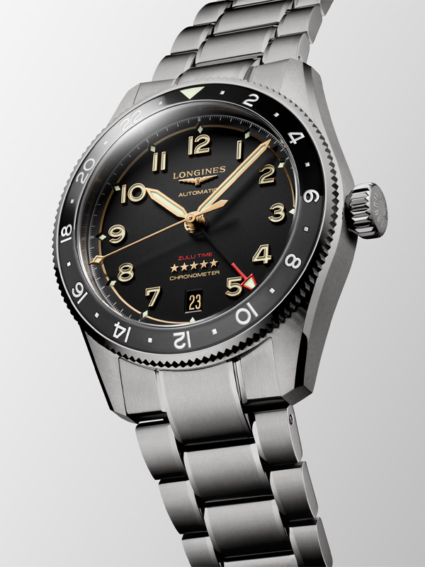 LONGINES Spirit Zulu Time Titanium 39mm L38021536, klocka som du kan handla till bra pris hos oss på Klockmaster.