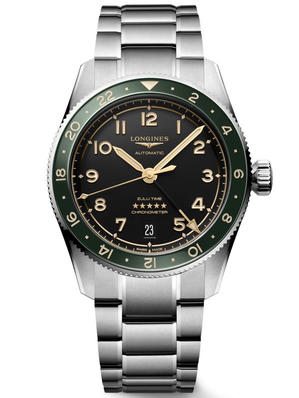 LONGINES Spirit Zulu Time 39mm L38024636, handla denna klocka online eller i butik hos klockmaster