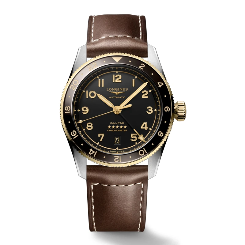 LONGINES Spirit Zulu Time 39mm, handla denna klocka online eller i butik hos klockmaster