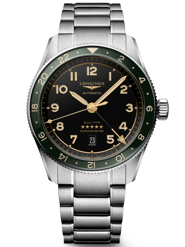 LONGINES Spirit Zulu Time 42mm L38124636, handla denna klocka online eller i butik hos klockmaster