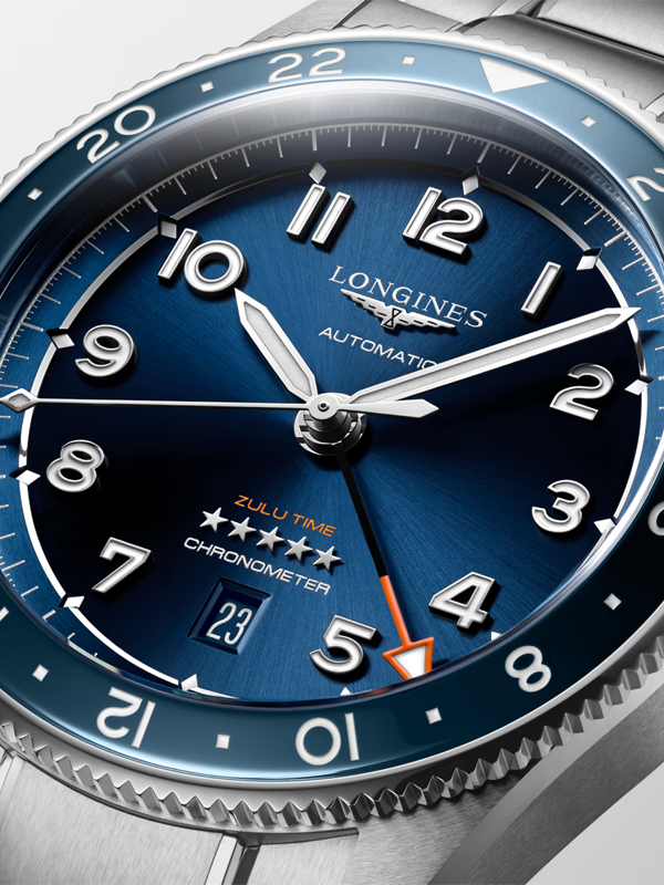 LONGINES Spirit Zulu Time 42mm L38124936, klocka som du kan handla till bra pris hos oss på Klockmaster.