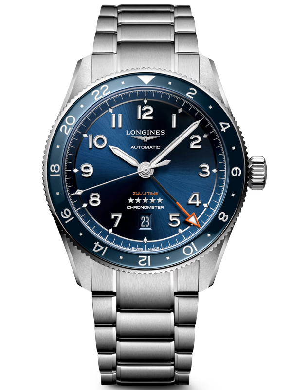 LONGINES Spirit Zulu Time 42mm L38124936, handla denna klocka online eller i butik hos klockmaster