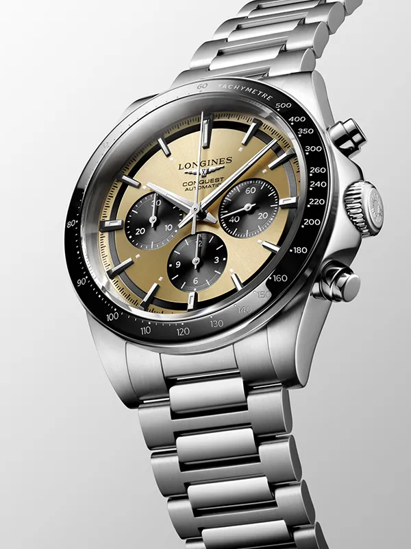 LONGINES Conquest Chronograph 42mm L38354326, klocka som du kan handla till bra pris hos oss på Klockmaster.