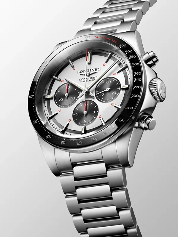 LONGINES Conquest Chronograph 42mm L38354726, klocka som du kan handla till bra pris hos oss på Klockmaster.