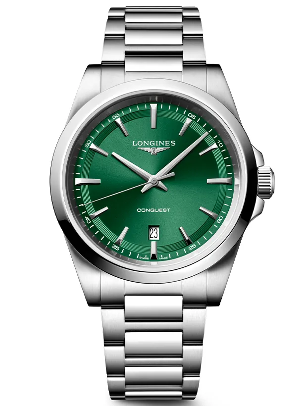 LONGINES Conquest Quartz 41mm L38604096, handla denna klocka online eller i butik hos klockmaster
