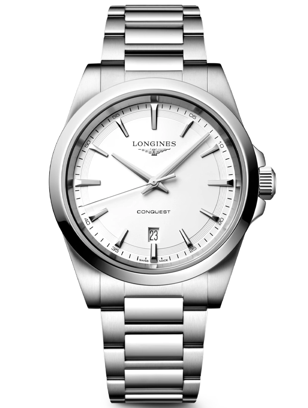 LONGINES Conquest Quartz 41mm L38604126, handla denna klocka online eller i butik hos klockmaster