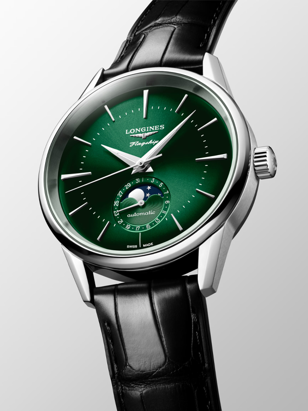 LONGINES Flagship Heritage Moonphase 38mm L48154022, klocka som du kan handla till bra pris hos oss på Klockmaster.