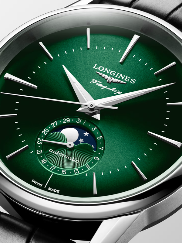 LONGINES Flagship Heritage Moonphase 38mm L48154022, klocka som du kan handla till bra pris hos oss på Klockmaster.