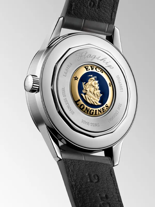 LONGINES Flagship Heritage Moonphase 38mm L48154722, klocka som du kan handla till bra pris hos oss på Klockmaster.