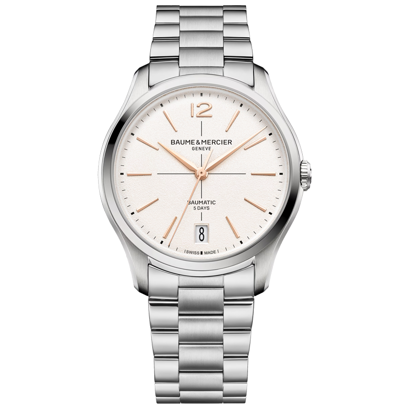 Baume & Mercier Clifton Automatic 39mm, handla denna klocka online eller i butik hos klockmaster
