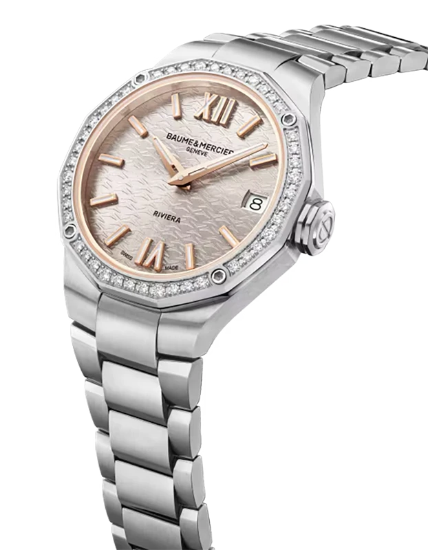 Baume and Mercier Riviera Diamonds 33mm, klocka som du kan handla till bra pris hos oss på Klockmaster.