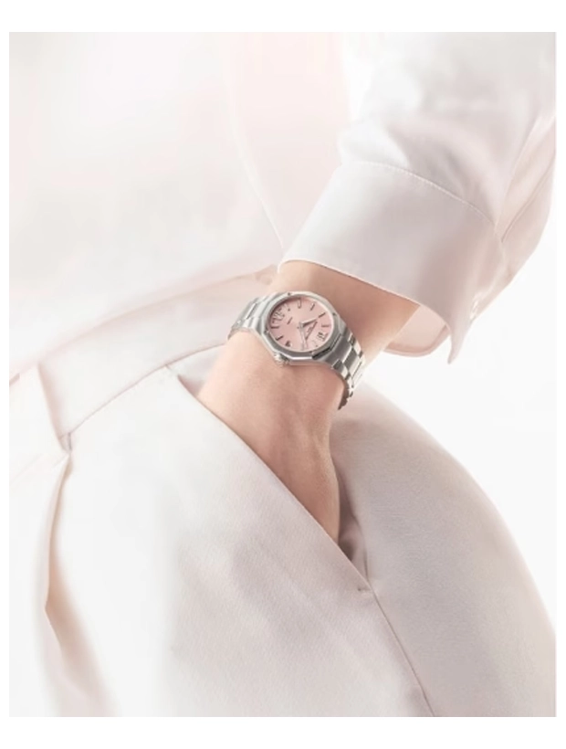 Baume and Mercier Riviera 33mm - Rosa Bandet M0A10812SE, klocka som du kan handla till bra pris hos oss på Klockmaster.