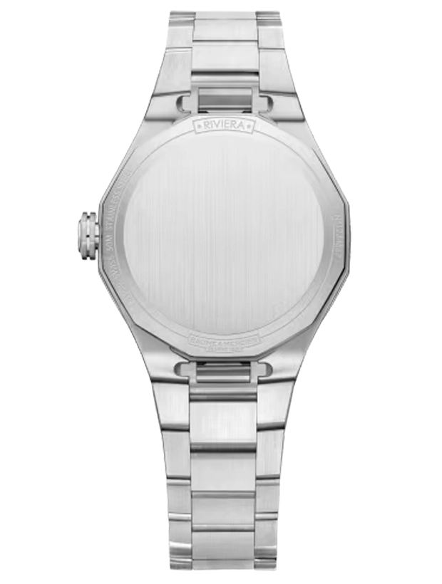 Baume and Mercier Riviera 33mm - Rosa Bandet M0A10812SE, klocka som du kan handla till bra pris hos oss på Klockmaster.