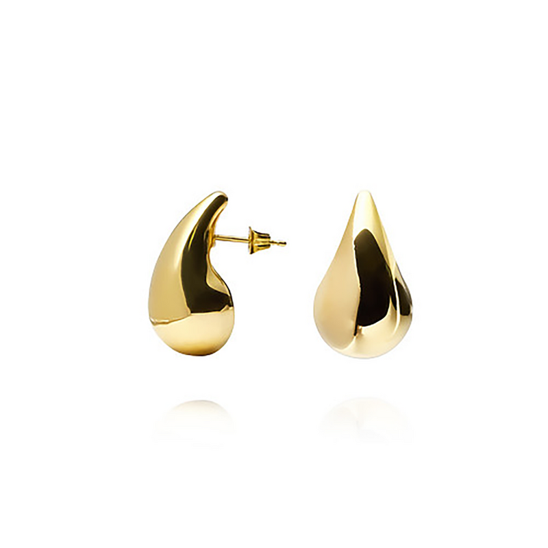 Mockberg Plain daring large gold dupe Örhänge MB0190, handla denna klocka online eller i butik hos klockmaster