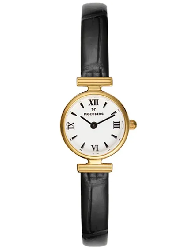 Mockberg Vintage Leather Gold 19mm MB0249, handla denna klocka online eller i butik hos klockmaster