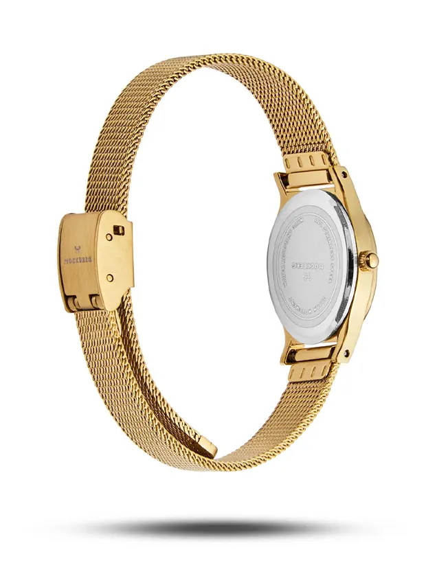 Mockberg Retro Mesh Gold 19mm MB0253, klocka som du kan handla till bra pris hos oss på Klockmaster.