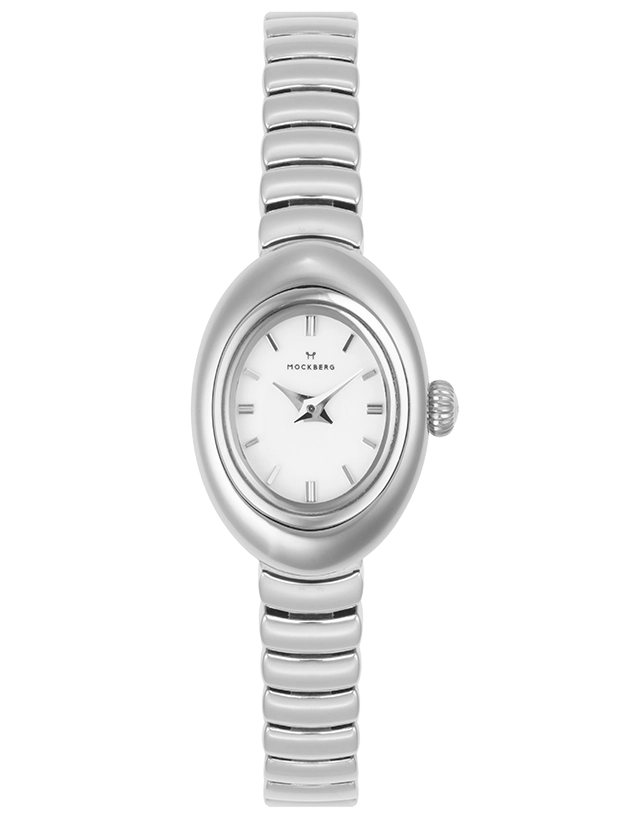 Mockberg Belle Oval Petite Steel 18.5mm MB1417, handla denna klocka online eller i butik hos klockmaster