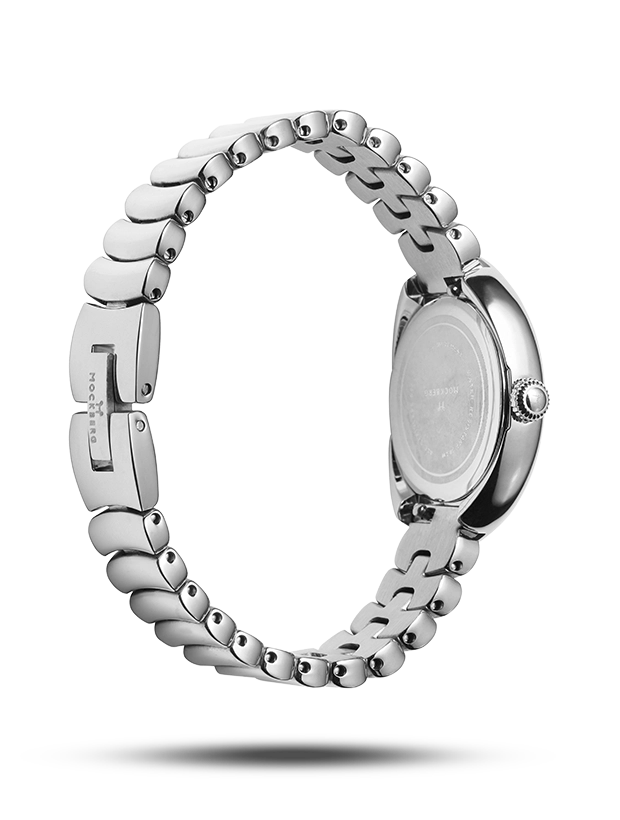 Mockberg Belle Oval Steel 23mm MB1419, klocka som du kan handla till bra pris hos oss på Klockmaster.
