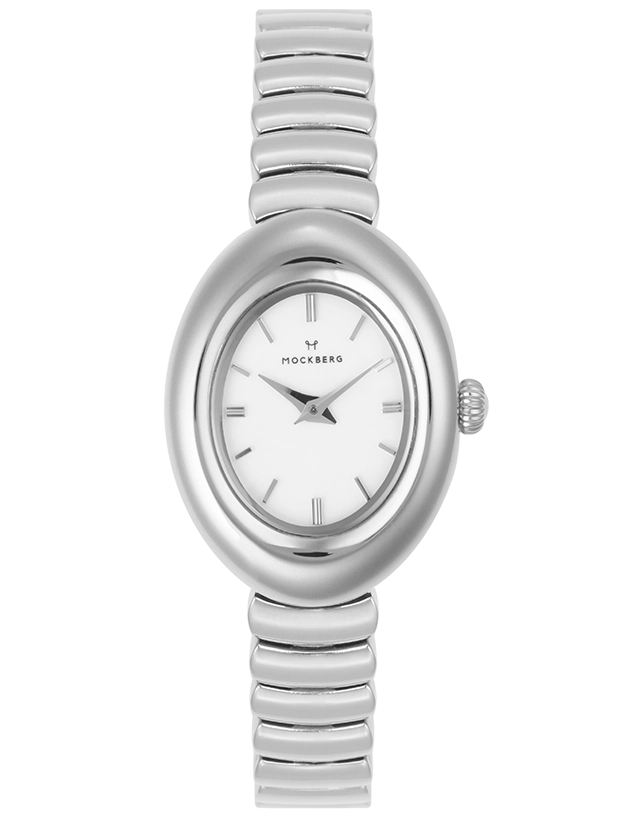 Mockberg Belle Oval Steel 23mm MB1419, handla denna klocka online eller i butik hos klockmaster