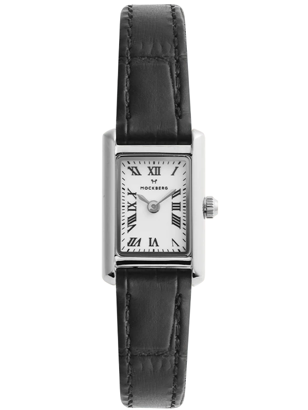 Mockberg Timeless Leather Petite Steel 15.5mm MB2356, handla denna klocka online eller i butik hos klockmaster