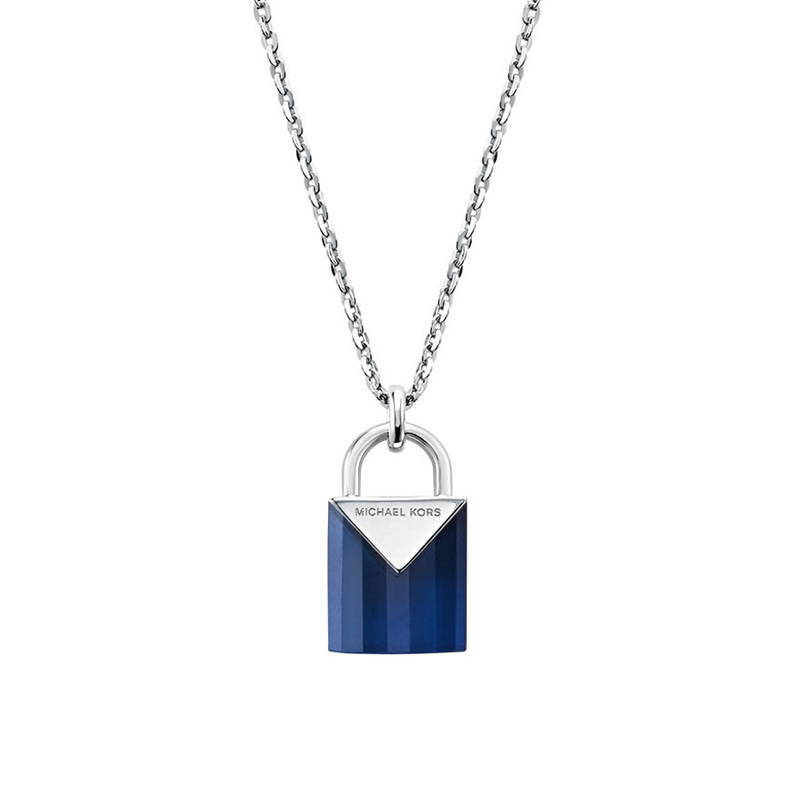 Michael Kors Halsband - Silver/Blå MKC1039AF040, handla denna klocka online eller i butik hos klockmaster