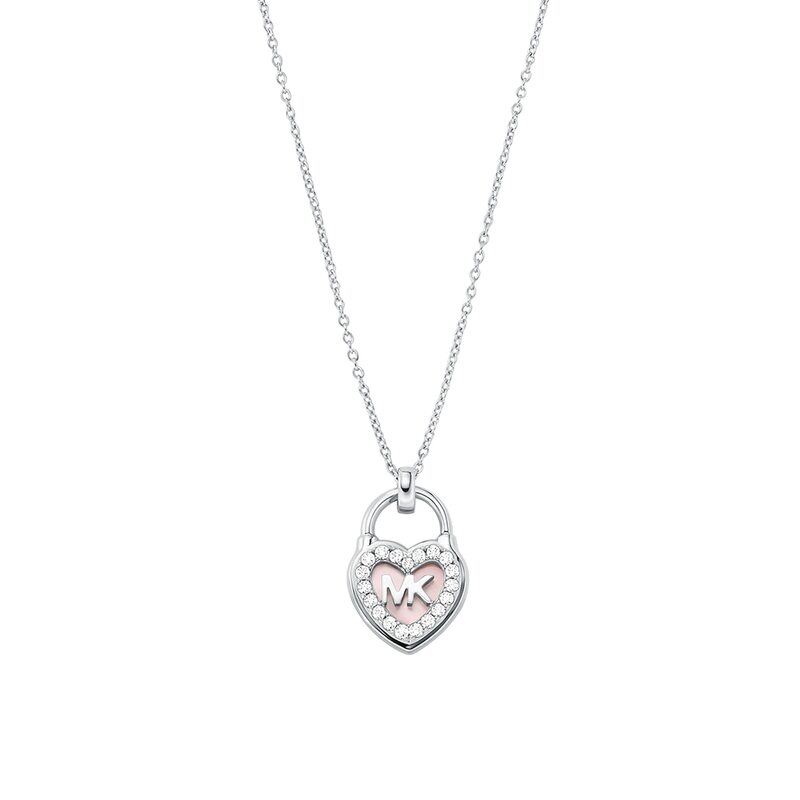 Michael Kors MK Halsband - Silver/rosa MKC1563A6040, handla denna klocka online eller i butik hos klockmaster