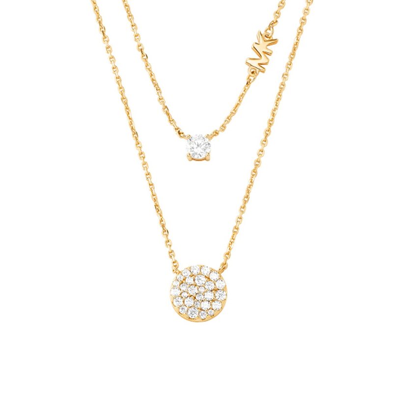 Michael Kors Brilliance Halsband - Guld MKC1591AN710, handla denna klocka online eller i butik hos klockmaster