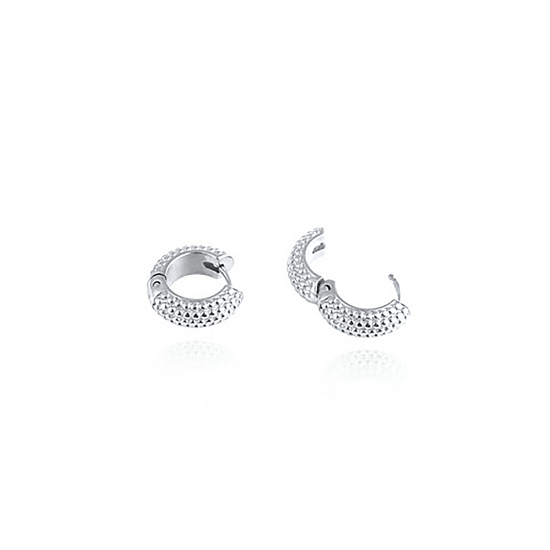 Mockberg Beaded Hoops Silver Small MO297, handla denna klocka online eller i butik hos klockmaster