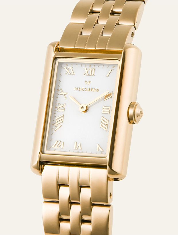 Mockberg Timeless Grand Gold 23x31mm MO311, klocka som du kan handla till bra pris hos oss på Klockmaster.