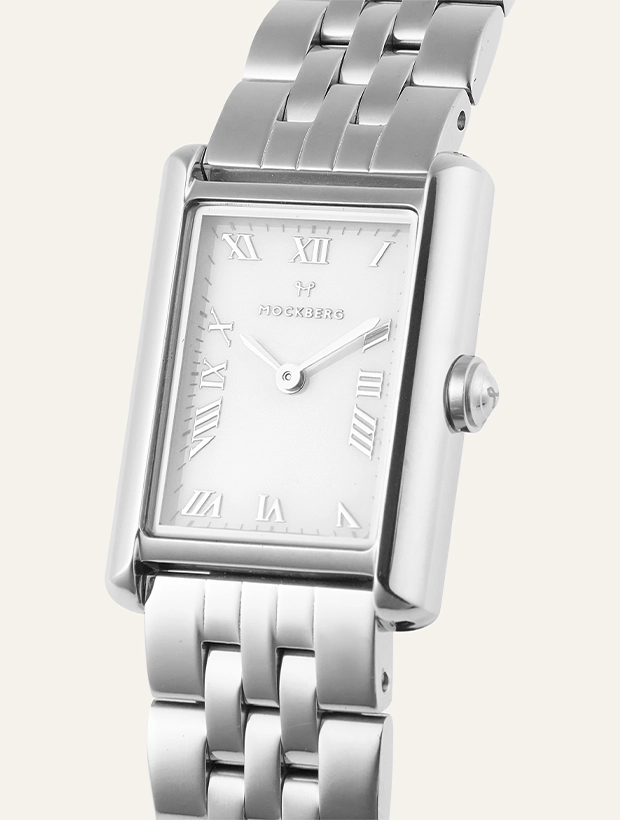 Mockberg Timeless Grand Silver 23x31mm MO312, klocka som du kan handla till bra pris hos oss på Klockmaster.