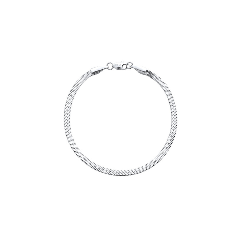 Mockberg Thin snake Armband silver medium MO397, handla denna klocka online eller i butik hos klockmaster