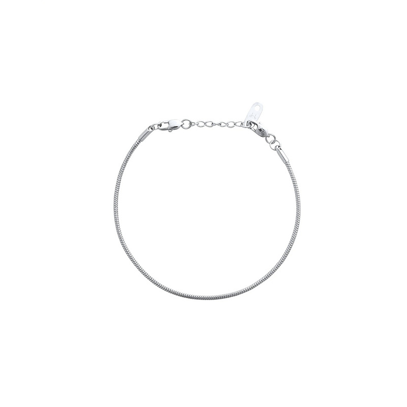 Mockberg Snake chain Armband silver medium MO426, handla denna klocka online eller i butik hos klockmaster